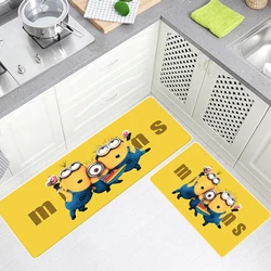 Happy Kitchen Carpet Minions tappeti per soggiorno tappeti per piedi tappeto da bagno tappetini antiscivolo tappetino per corridoio decorazioni per la casa zerbino d'ingresso