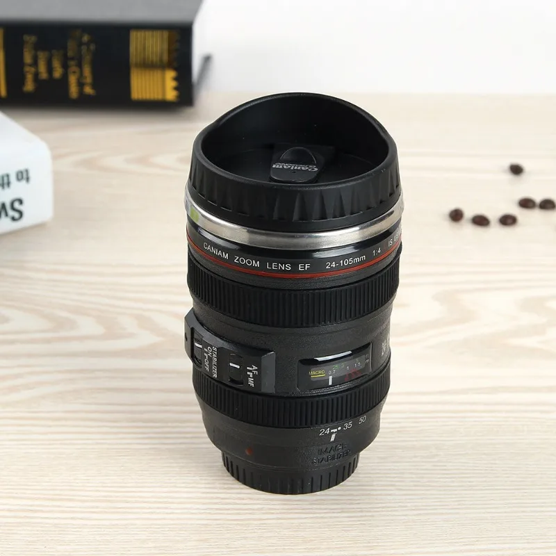 Camera Lens, Coffee Cup, Stainless Steel Inner Cup, Couple Drinking Cup, Camera Design, Household Items, School Rewards, Gifts