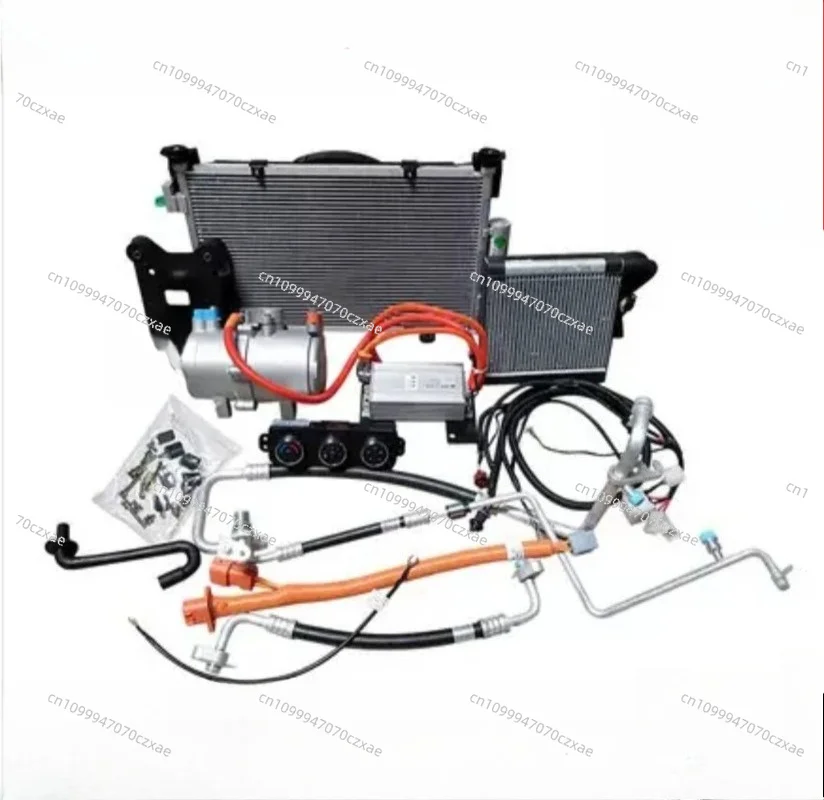 

Mini Air Conditioner Assembly Kit, Electric Compressor Cooling for EV New Energy Vehicle Retrofit