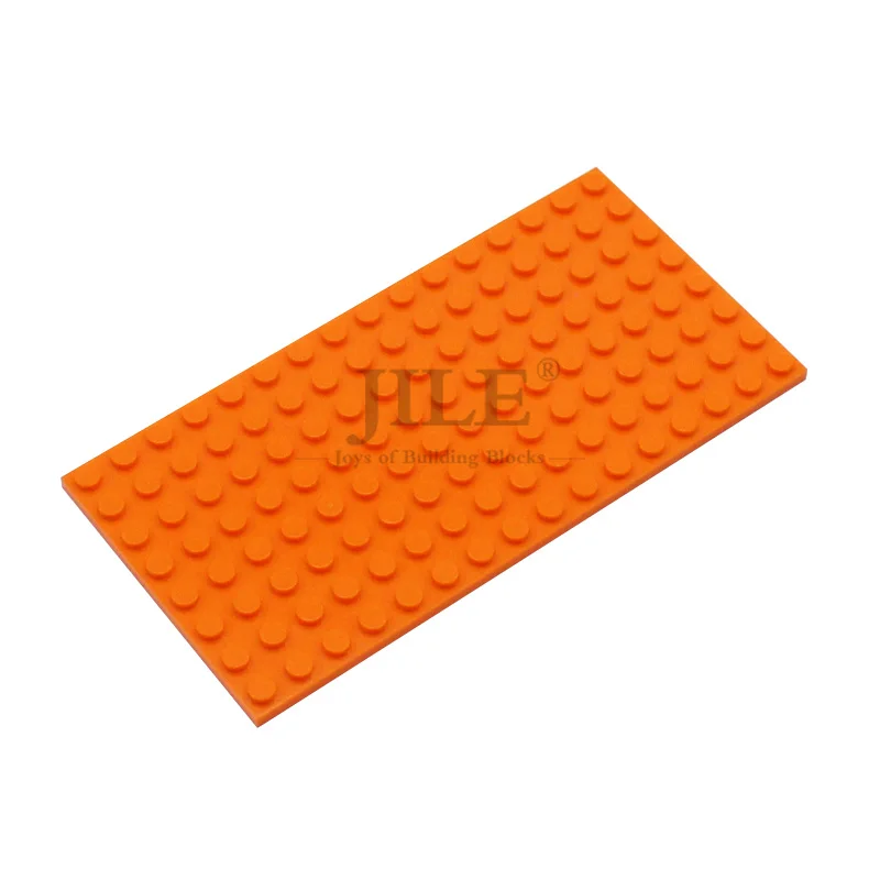 10 Stück Moc Kleine Grundplatte 8x16 92438 DIY Kreative Erleuchten Bausteine Bricks Kompatibel mit Baut Partikel zusammen