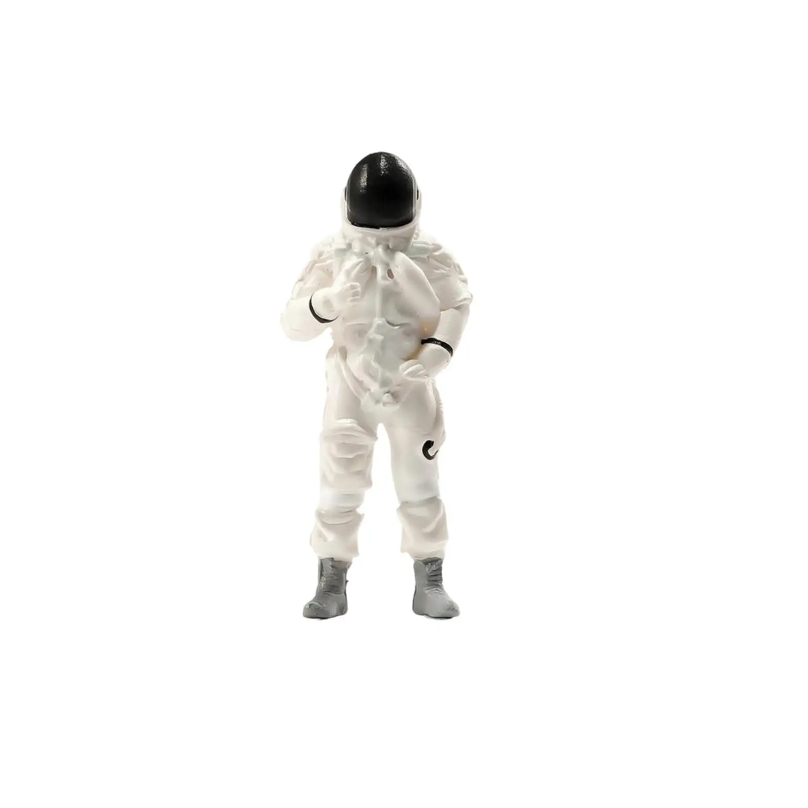Articulated Style Astronaut Figure Resin Spaceman Statue with Realistic Surface Details for Model Maker Collection Display