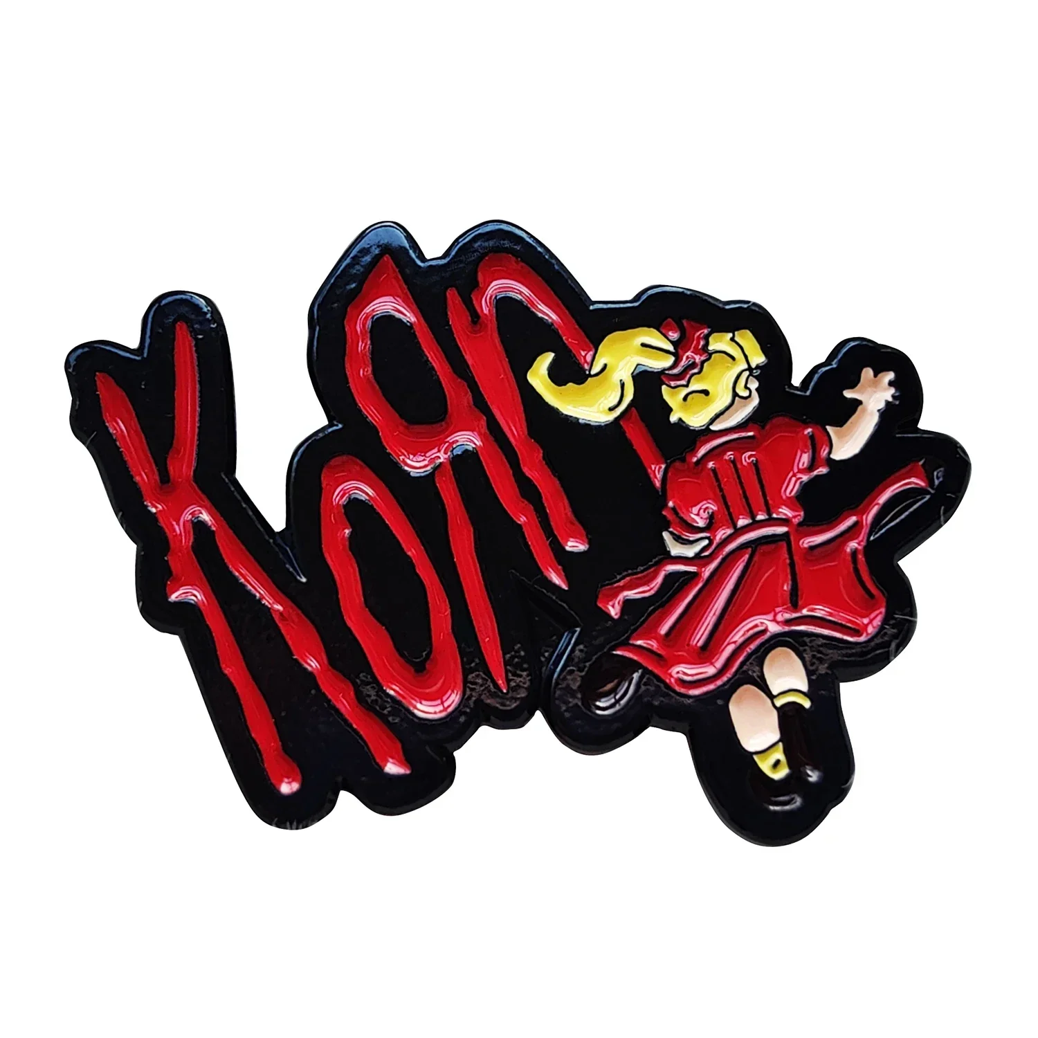 أزياء الفرقة روك كورن دبابيس شارات معدنية دبابيس سترات مزخرفة بالمينا دبابيس مجوهرات اكسسوارات #2