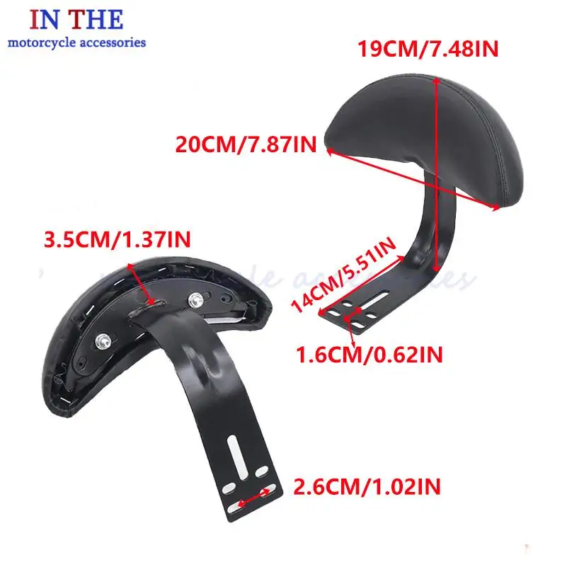 

NEW For Electric Bicycle Backrest Durable Wear Resistant Thick Sponge Ergonomic Wider Waist Support Universal Electric Safe