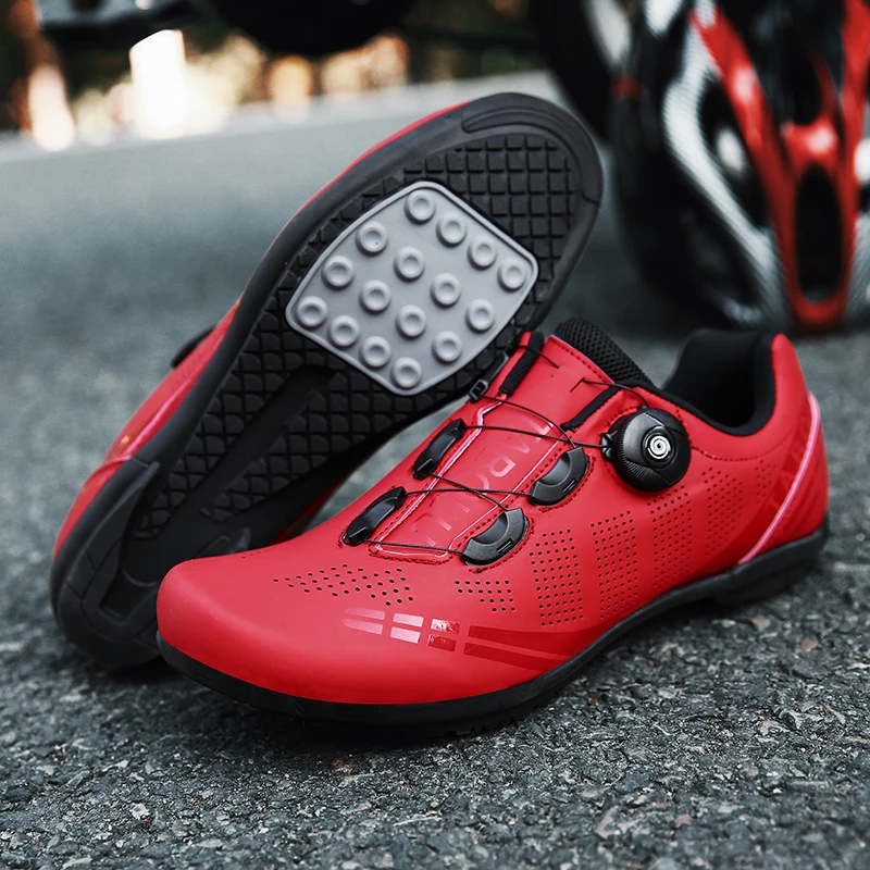 Men Cycling Shoes Flat Pedal MTB Shoes Non-slip Rubber Speed Road Bike Sneakers Women Racing Cleatless Mountain Bicycle Footwear