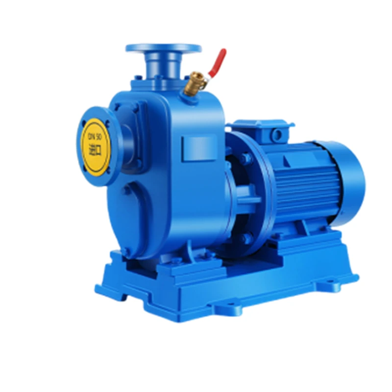 Self-priming Non-clogging Sewage Pump Horizontal Pipe Centrifugal Pump Irrigation Large Flow