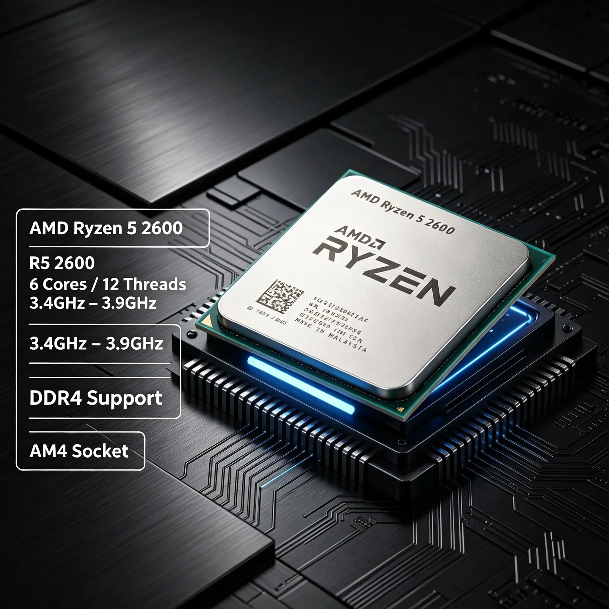 amd-r5-2600-ryzen-5-2600-6-core-12-thread-multi-task-cpu-65w-tdp-12nm-craft-socket-am4-processor-for-video-editing-live
