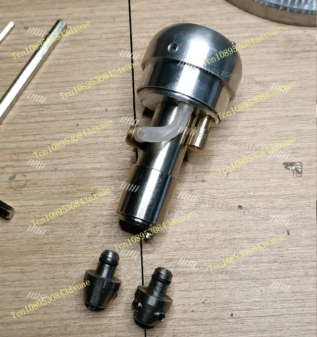 Pneumatic pusher metal carved Lindsay engraving handle Gold carved handle Standard interchangeable hand control