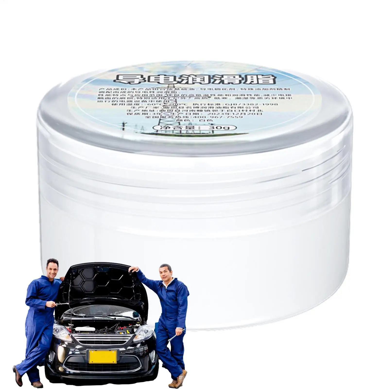 Electrical Conductive Cream 30g Multi-Function Grease Electrical Dielectric Gel High Temperature Resistant Electronics Lubricant
