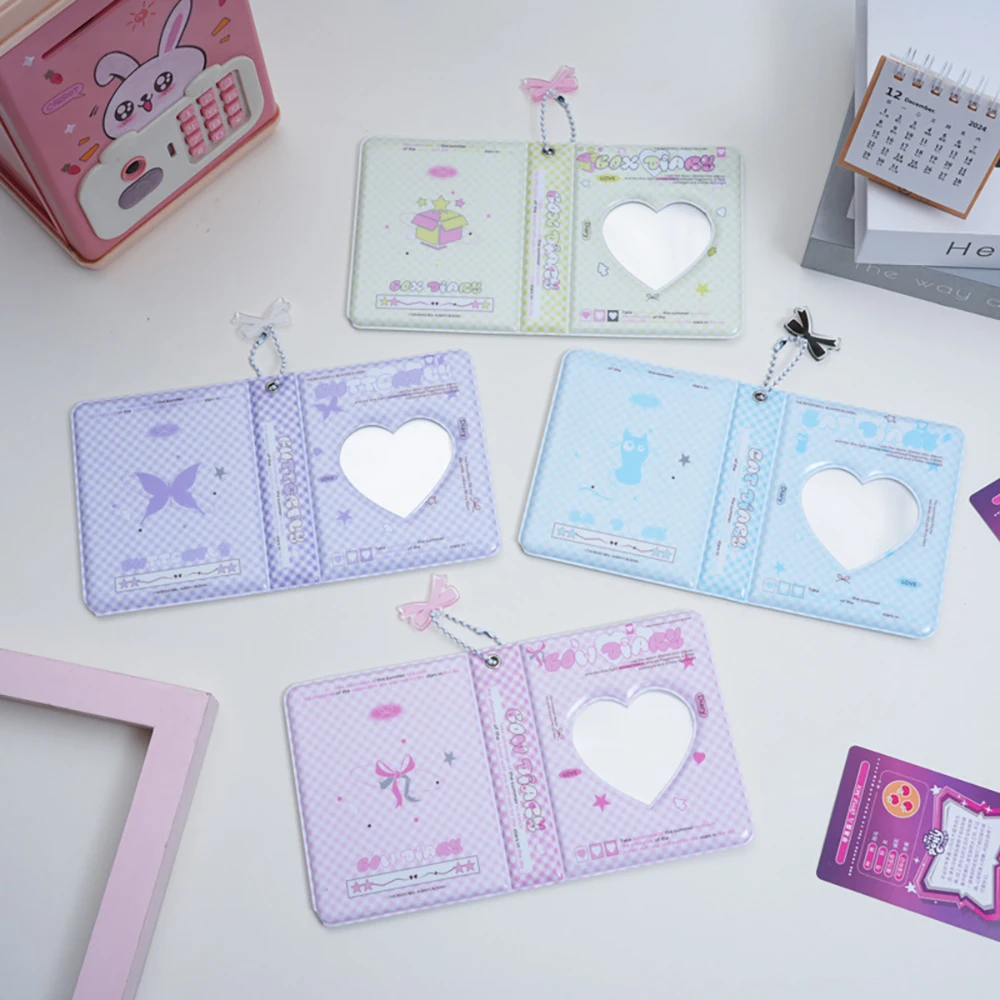 Cute and Fresh 3-Inch Polaroid Mini Album, Idol Album, Small Card Storage Book, Can Hold 36 Photos
