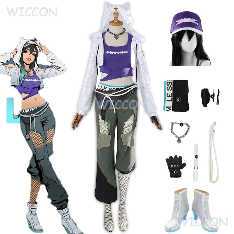 

Overwatch 2 K-pop Ashe Cosplay Elizabeth Caledonia "Calamity" Ashe Costume Pants Hoodies Girls Outfit Shoes Game Women Halloween