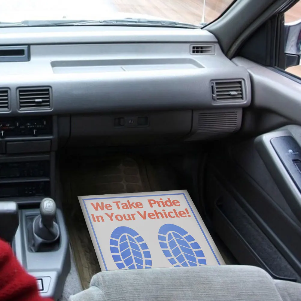 

Car Paper Floor Mats Disposable Vehicle Floor Protection Mat Non-Skid Lightweight For Auto Interior Car Supplies