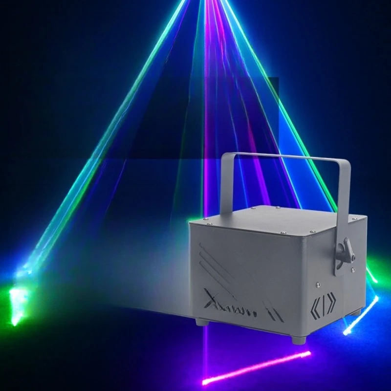 Full color animation bluetooth APP control laser DIY graphic lines 5W laser dance bar light
