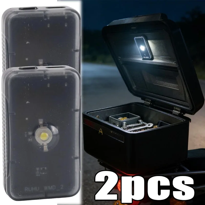 

Motorcycle Trunk Sensor Light Multi-Functional & Portable LED Interior Light Built-in Automatic Sensing Technology Accessories