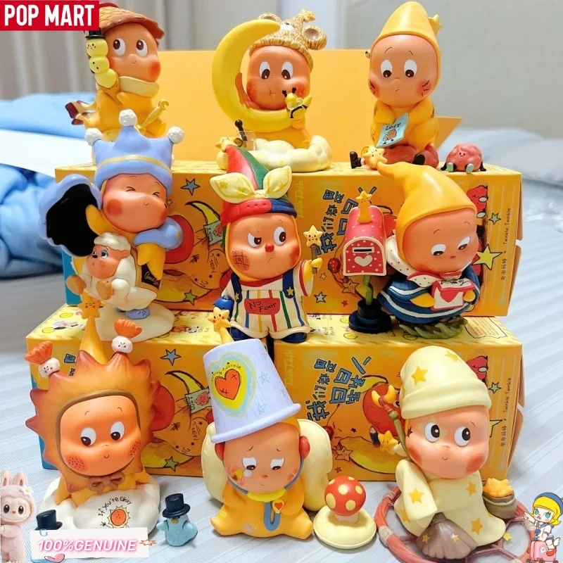 

POP MART We Are Twinkle Twinkle Series Blind Box Toy Mystery Box Mistery Caixa Action Figure Desk Deck Cute Model Birthday Gift