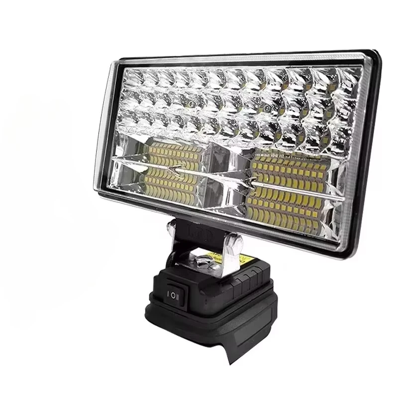 Cordless LED Work Light For Makita 18V Battery Portable Floodlight 3 Modes For Outdoor Camping Car Repair Workshop Emergency Use