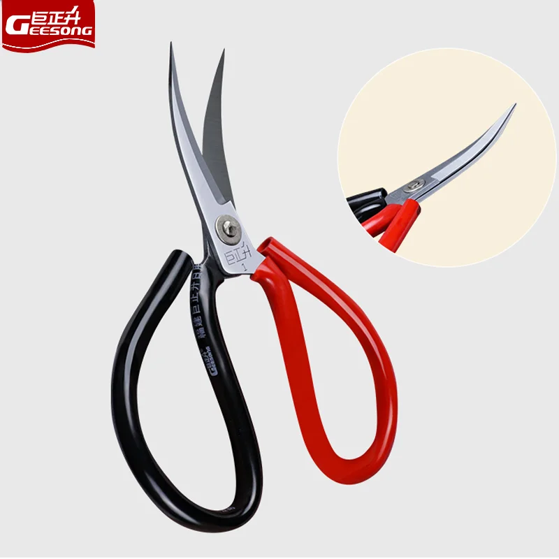 Table Tennis Rubber Elbow Cutting Scissors Ping Pong Bat Rubber Scissors Sharp Professional Cutter Knife with Ergonomic Handle