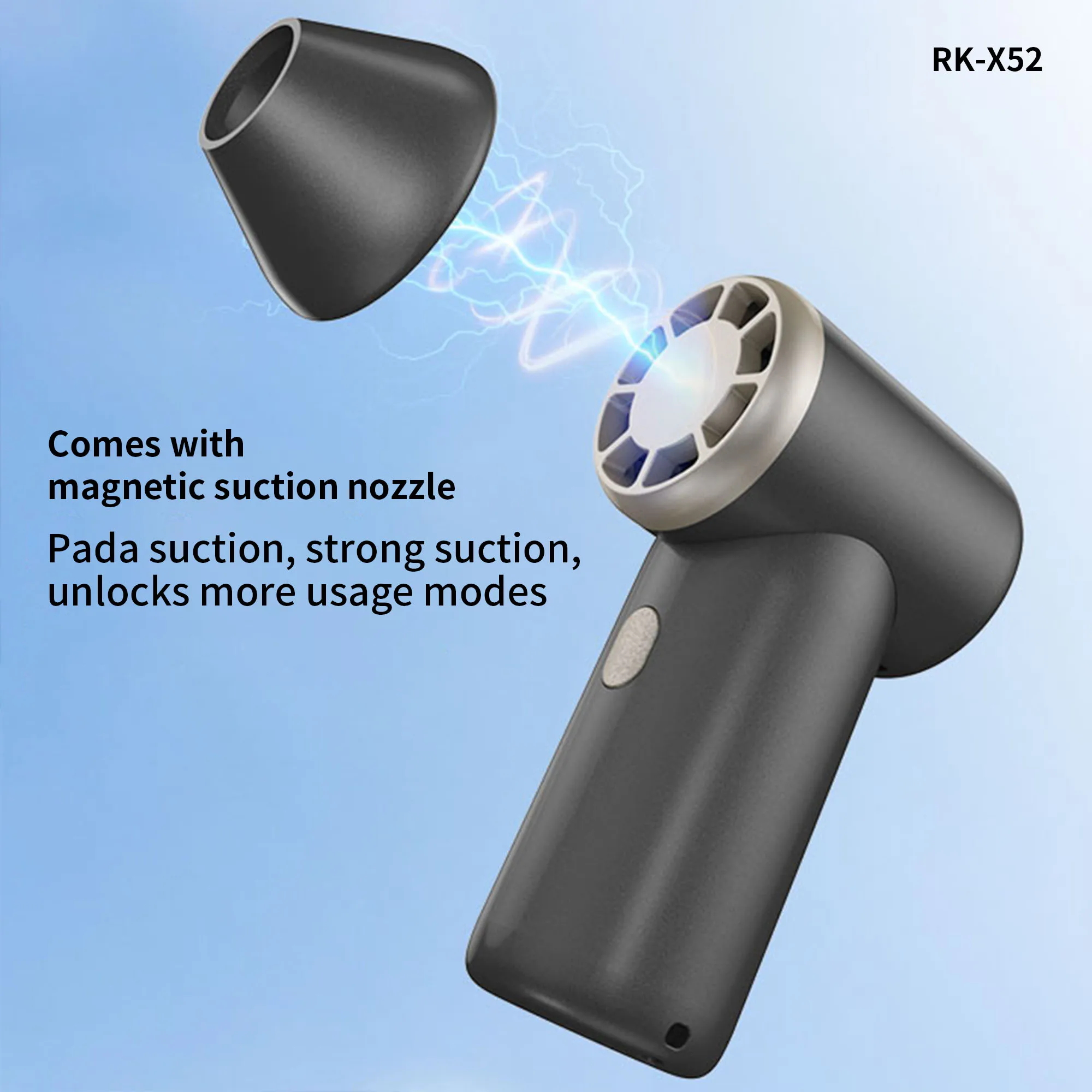 العاصفة مروحة تربينية 40000 دورة في الدقيقة مروحة يده التخييم مروحة محمولة منفاخ الغبار فرش مروحة تربو 20 متر/الثانية 4-سرعة سرعة الرياح