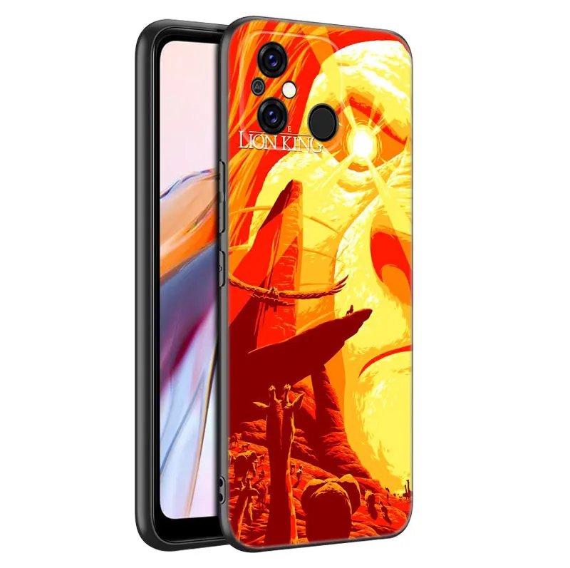 The King Lion Simba Phone Case For Xiaomi Redmi 11 Prime 11A 12C 13C A1 A2 Plus A3 12 4G 10 13R 5G 9A 10A 9C 10C 9i 12R Note 9T