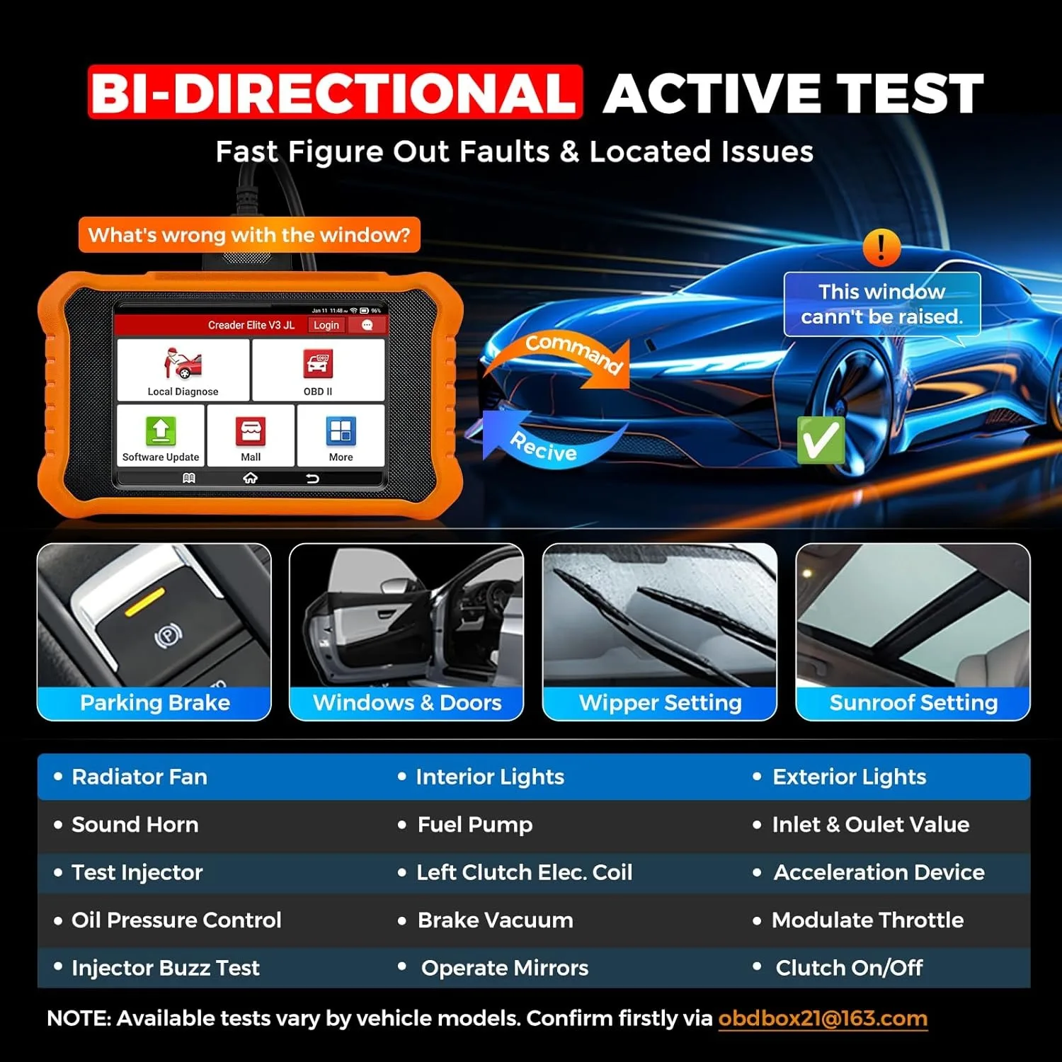 ジャガー・ランドローバー用] LAUNCH Creader Elite V3 オールシステム