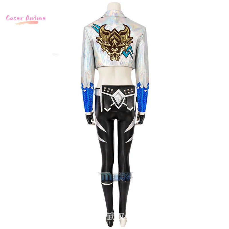 أزياء Coser Game LOL Akali التأثيرية أزياء الهالوين كرنفال حفلة عيد الميلاد لعب الأدوار الملابس