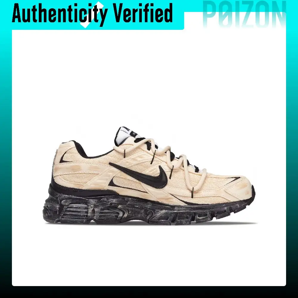 Nike Initiator Cow Split Leather Cushioning Low top Casual Running Shoes Unisex Khaki 394055-100(Team504-）