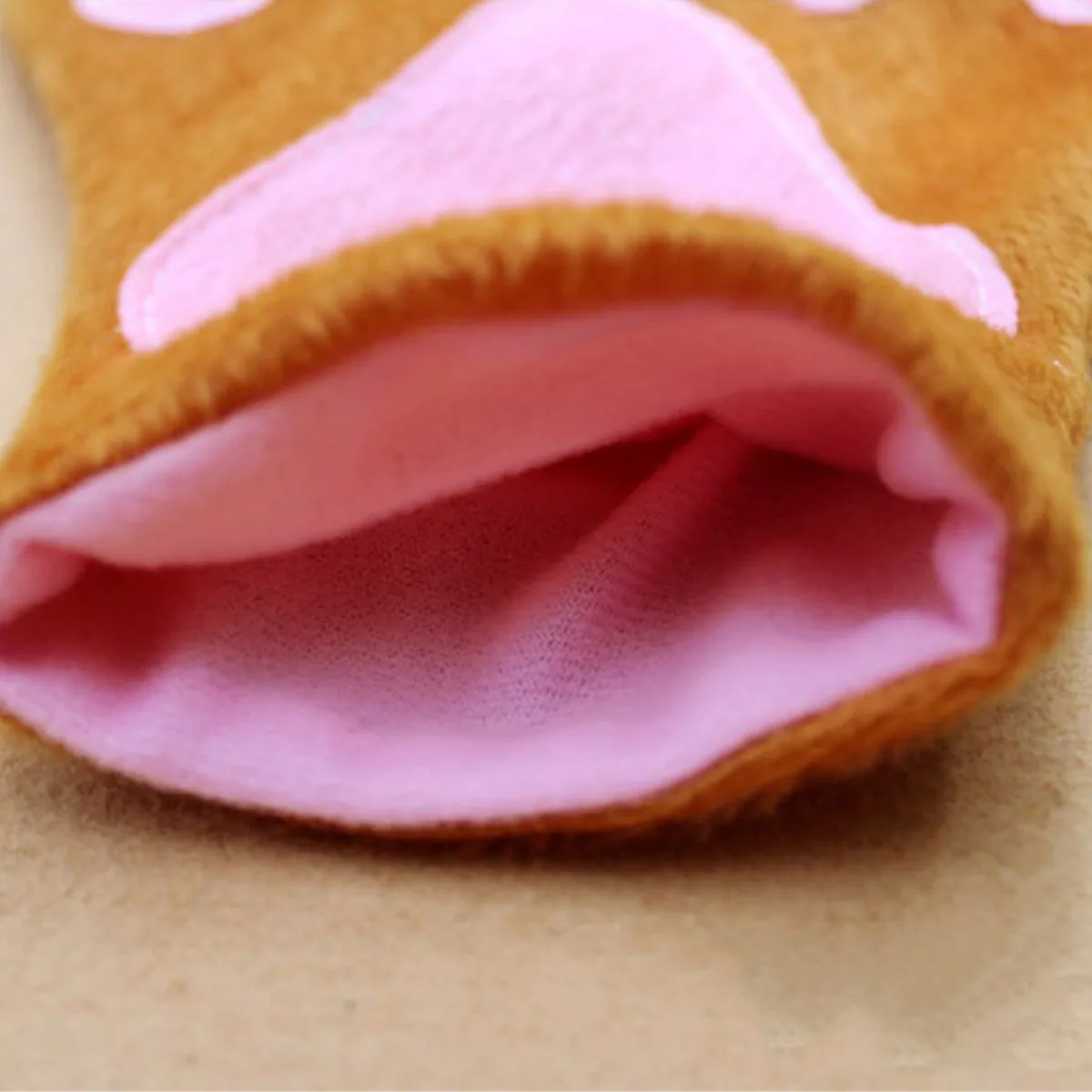 

4Pcs Kangaroo Style Animal Costume Set Light Brown Headband Bow Tie Tail Party Props for Adults Cosplay Performance Supplies