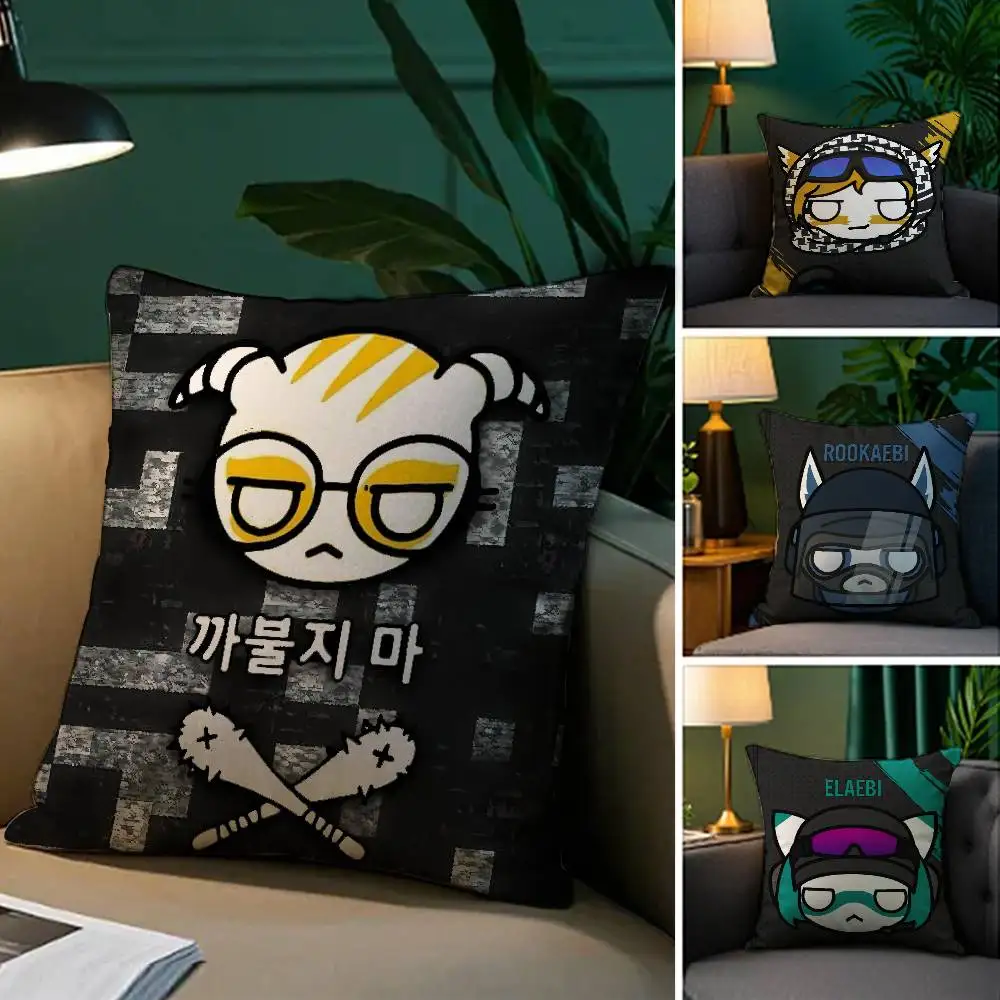 Наволочка для игры D-DOKKAEBIS, плюшевая ткань, мягкая наволочка, двухсторонняя наволочка с принтом, чехол для диванной подушки