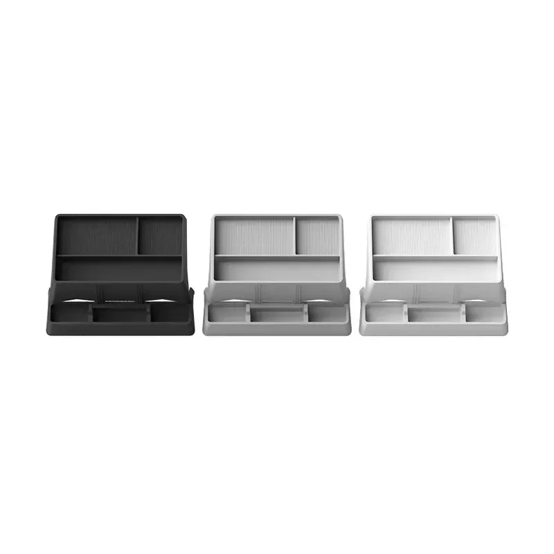 For Tesla Cybertruck 2024-2026 Storage Box Dashboard Organizer Hidden Tissue Holder Anti-Slip Mat Phone Bracket Auto Accessories view 3