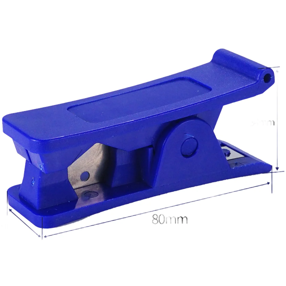 Professional PU PE Hose Pipe Trimming Tool for Water Purifier Nylon Tubing with V Shaped Alignment and ABS Body
