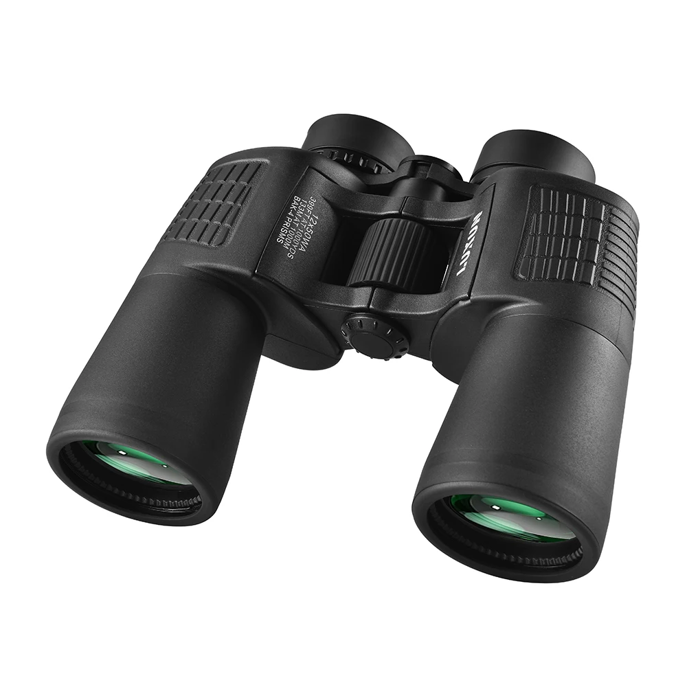 12x50 High Power Binoculars Professional HD BAK4 Prism FMC Wide Angle Telescope Long Range Optics for Hunting Travel Observing
