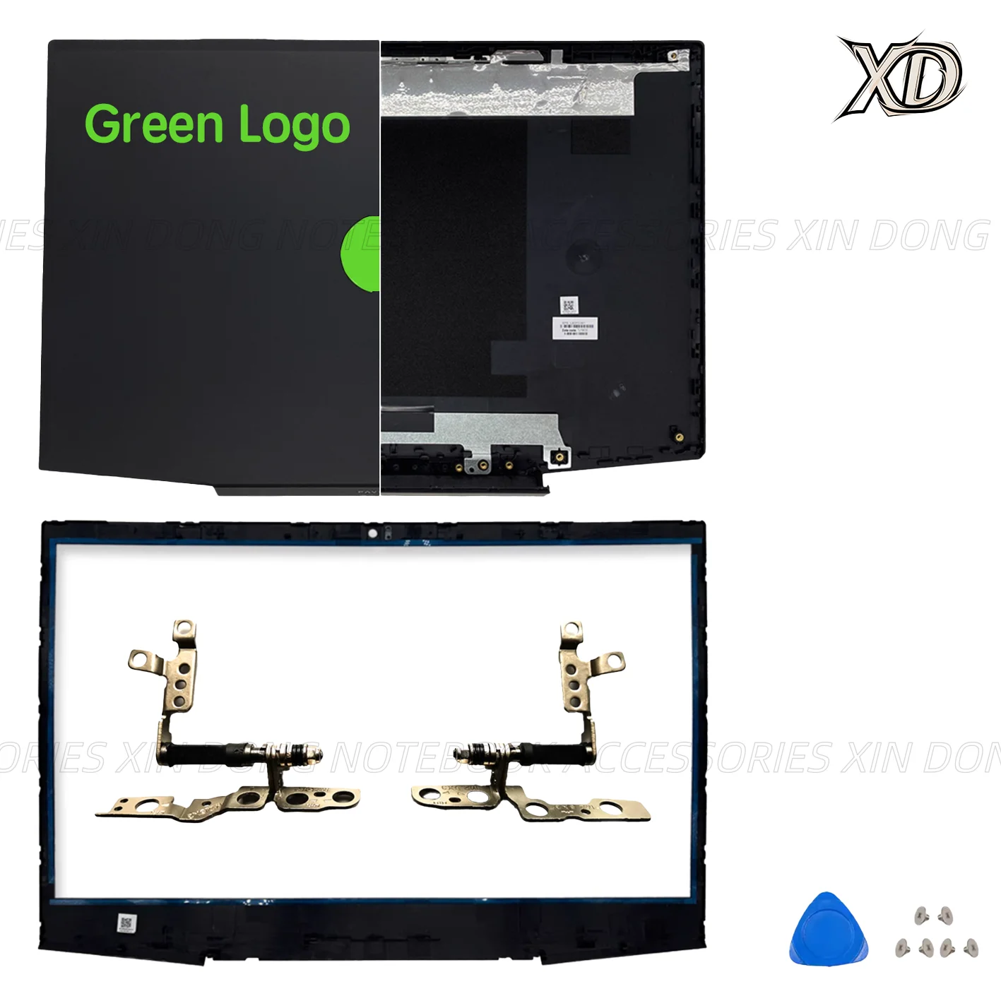 Laptop Housing Case For Pavilion Gaming 15-CX 15T-CX TPN-C133 15-cx0056wm LCD Back Cover / Front Bezel / Hinges Replacement