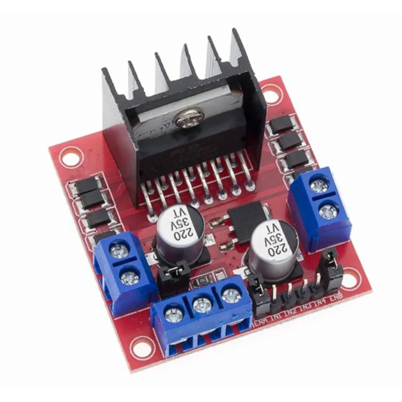 1/2/5pcs L298N Driver Board Module Dual H Bridge DC Stepper Motor Smart Car Robot Breadboard High Power L298 DC Motor Driver A4