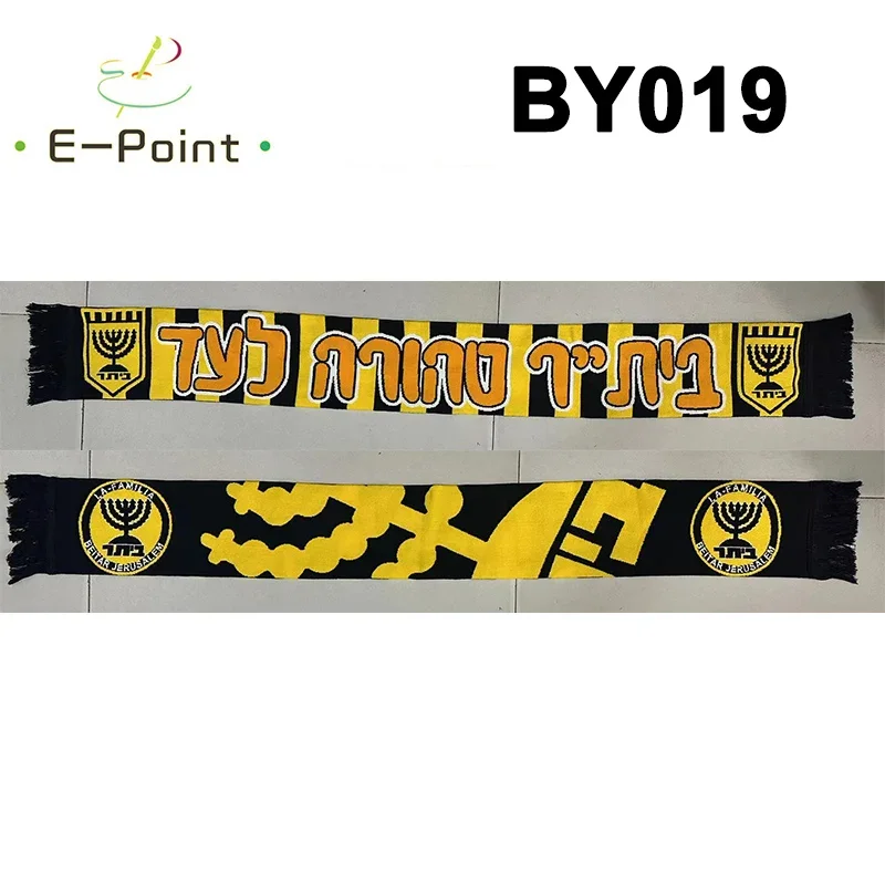 145*18 cm Size Jerusalem FC Scarf for Fans Double-faced Knitted BY019