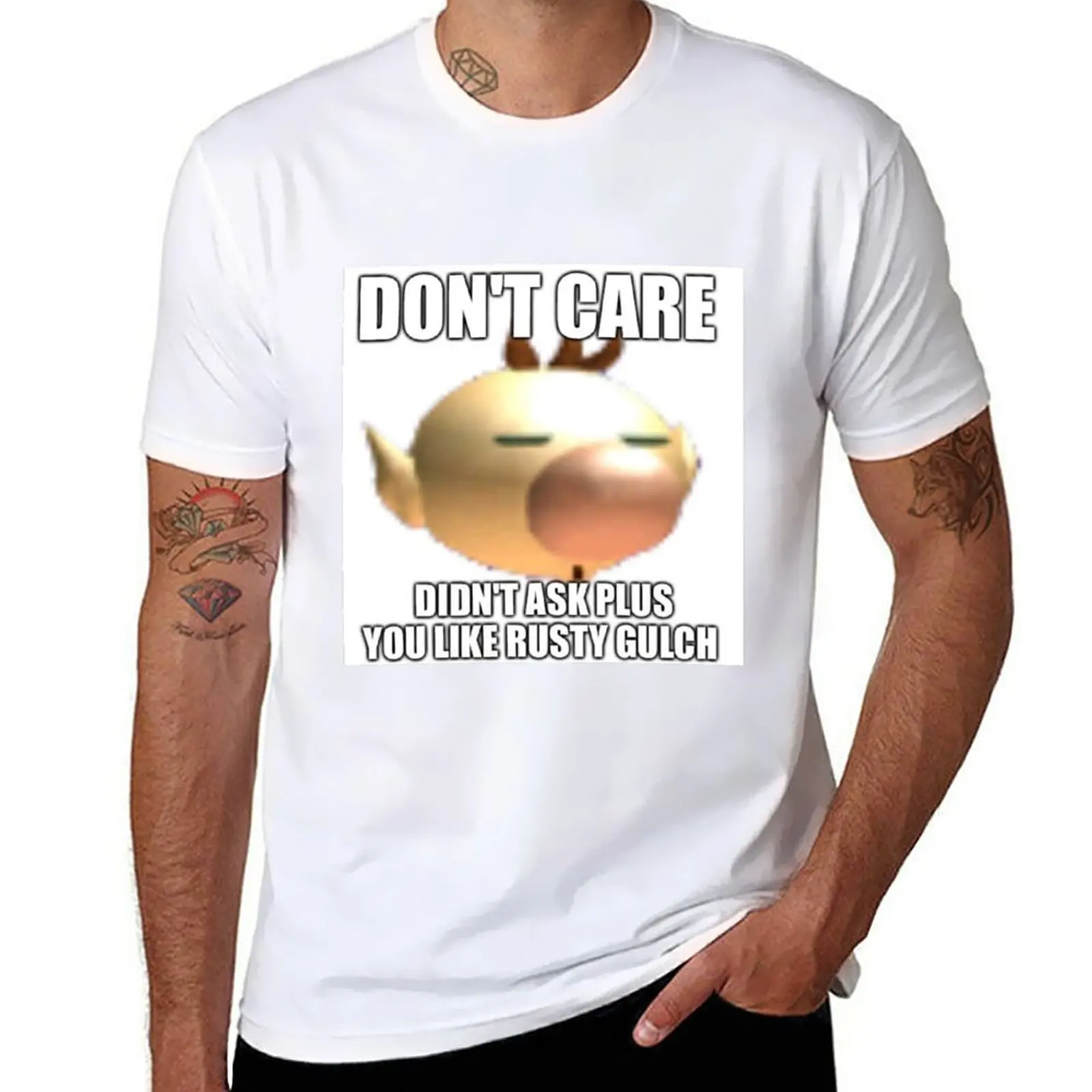 

New Don't care didn't ask T-Shirt oversized t shirt t shirts for men