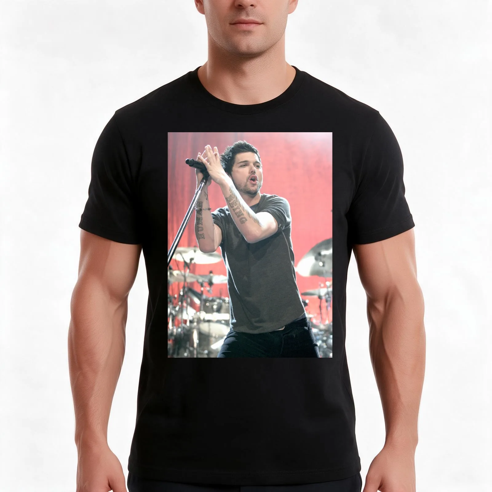 J. D. Fortune Photograph T-Shirt, Summer Casual Cotton Tee, Oversized Streetwear Tops, Vintage Graphic Print, Unisex Men Women