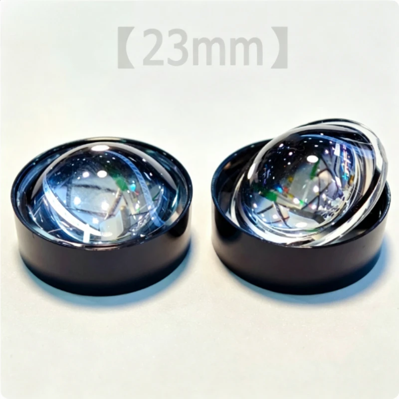 20mm/ 23mm Flat Bottom LED Condenser Lens Set 20Pcs 60 Degree High Power 1 /3W LED Lamp Bead Special Use view 2