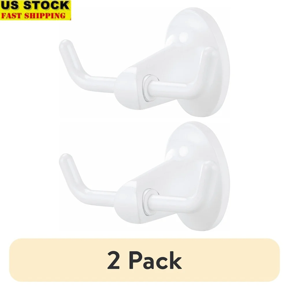 

Овальный стальной крючок для халата, настенное крепление, крючок для полотенец, простая установка, белая отделка, сильная весомость, домашний декор