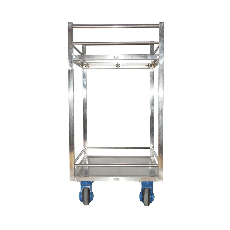 TQH Uni-Silent Flat Truck Handkar Dubbeldeks trolley Trekwagen vangrail RVS trolley