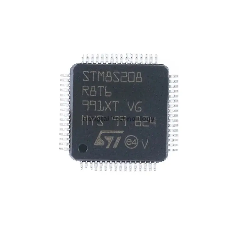 جديد الأصلي STM8S208R8T6 LQFP-64 24MHz/64KB فلاش/8 بت ميكروكنترولر-MCUs #1
