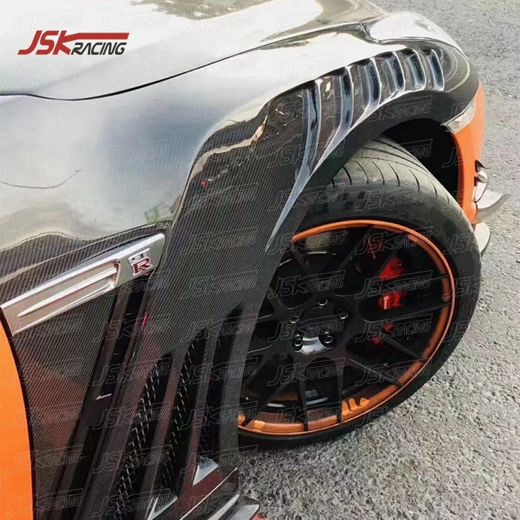 

JSK Style Carbon Fiber Front Fender for 2008-2022 Nissan GTR R35