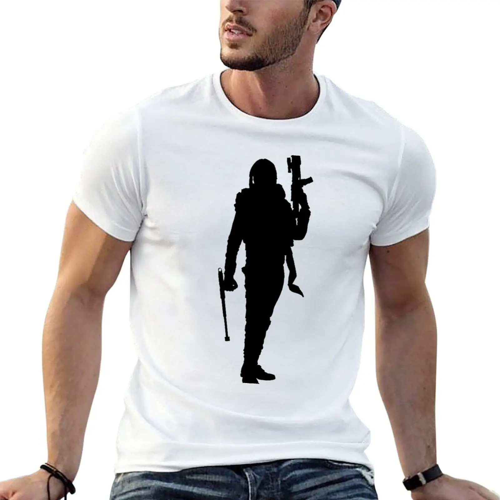 

Jyn shirt cotton graphic man Silhouette - t T-Shirt shirt t man Erso Armed