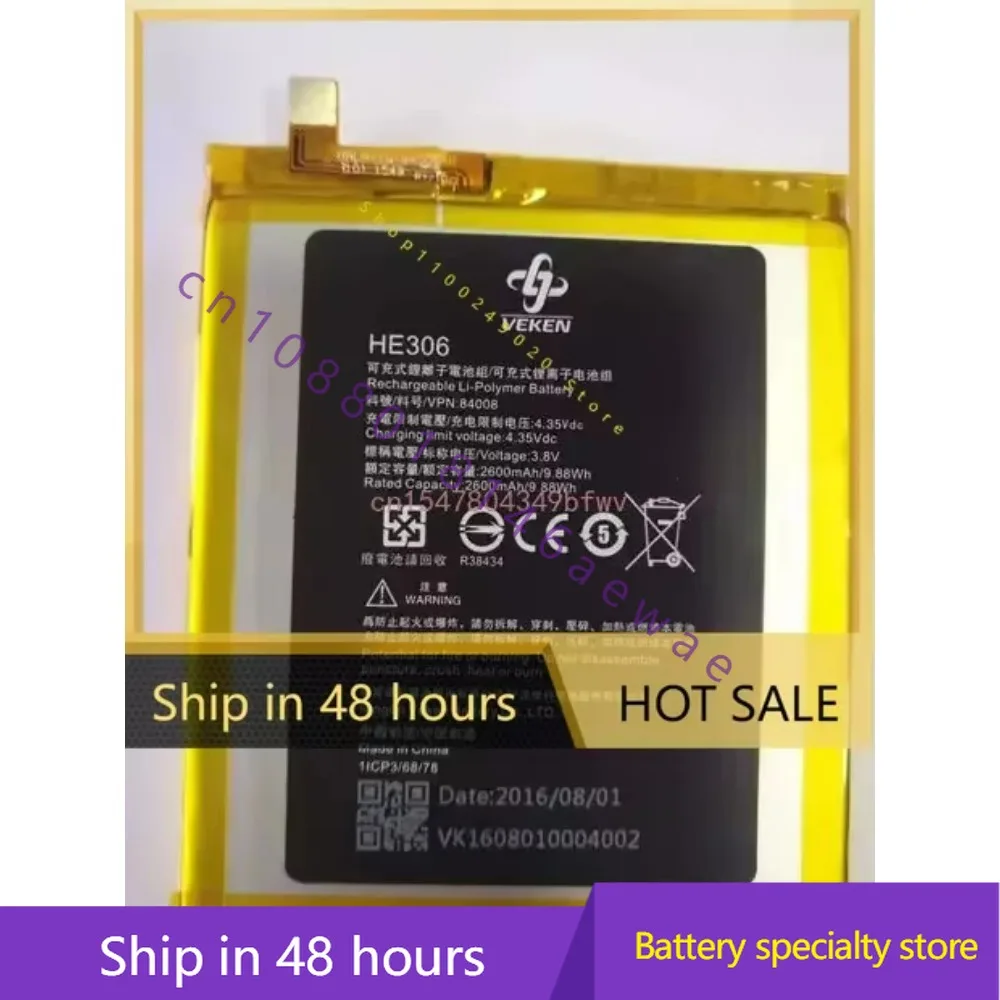 

2600mAh 3.8V Battery For HE306 Mobile Phone Batterie Bateria Replace Parts