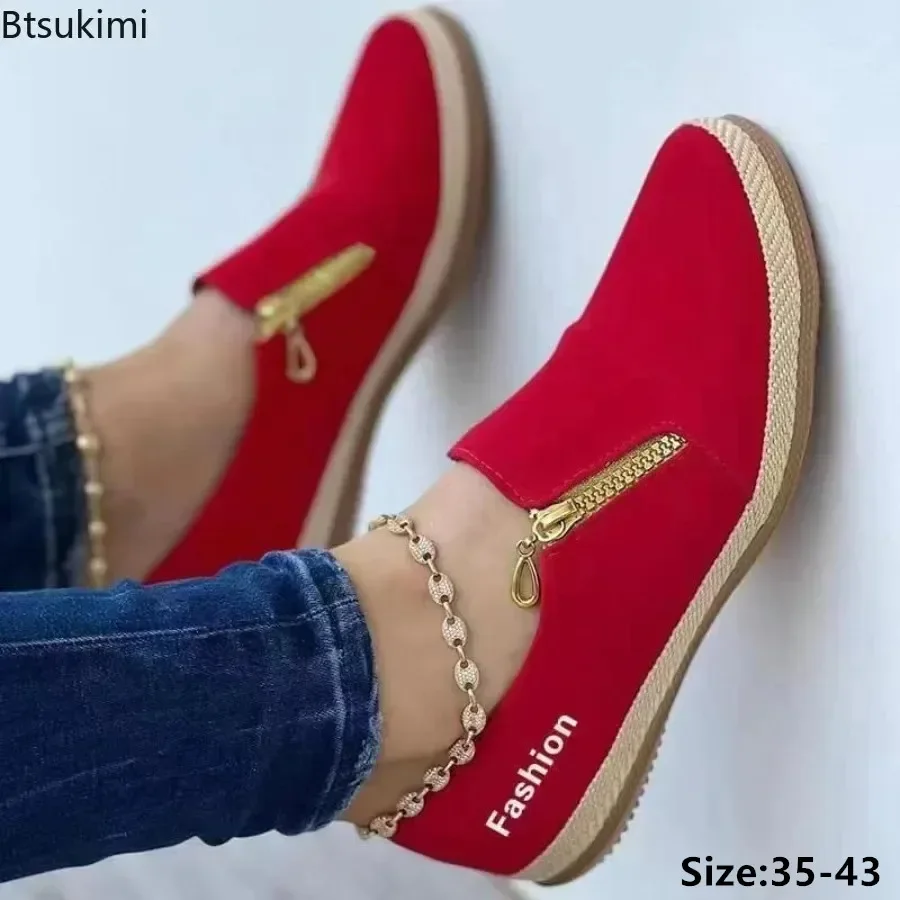 

New 2025 Women's Casual Flats Sports Shoes Light Weight Classic Walking Sneakers Female Fashion Running Shoes Zapatos De Mujer