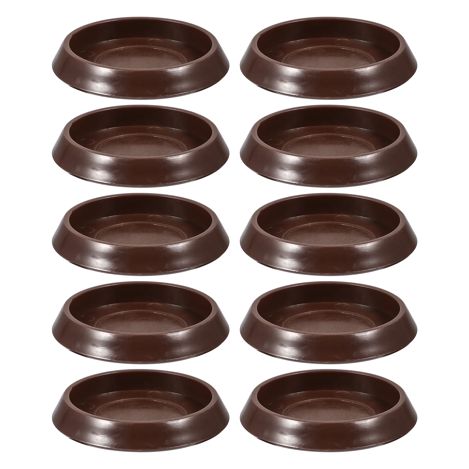 

10 Pcs Non Caster Cup Anti Furniture Pads for Hardwood Plastic Stop Anti Wheel Grippers Bed Leg Pads Sofas Caster Cups