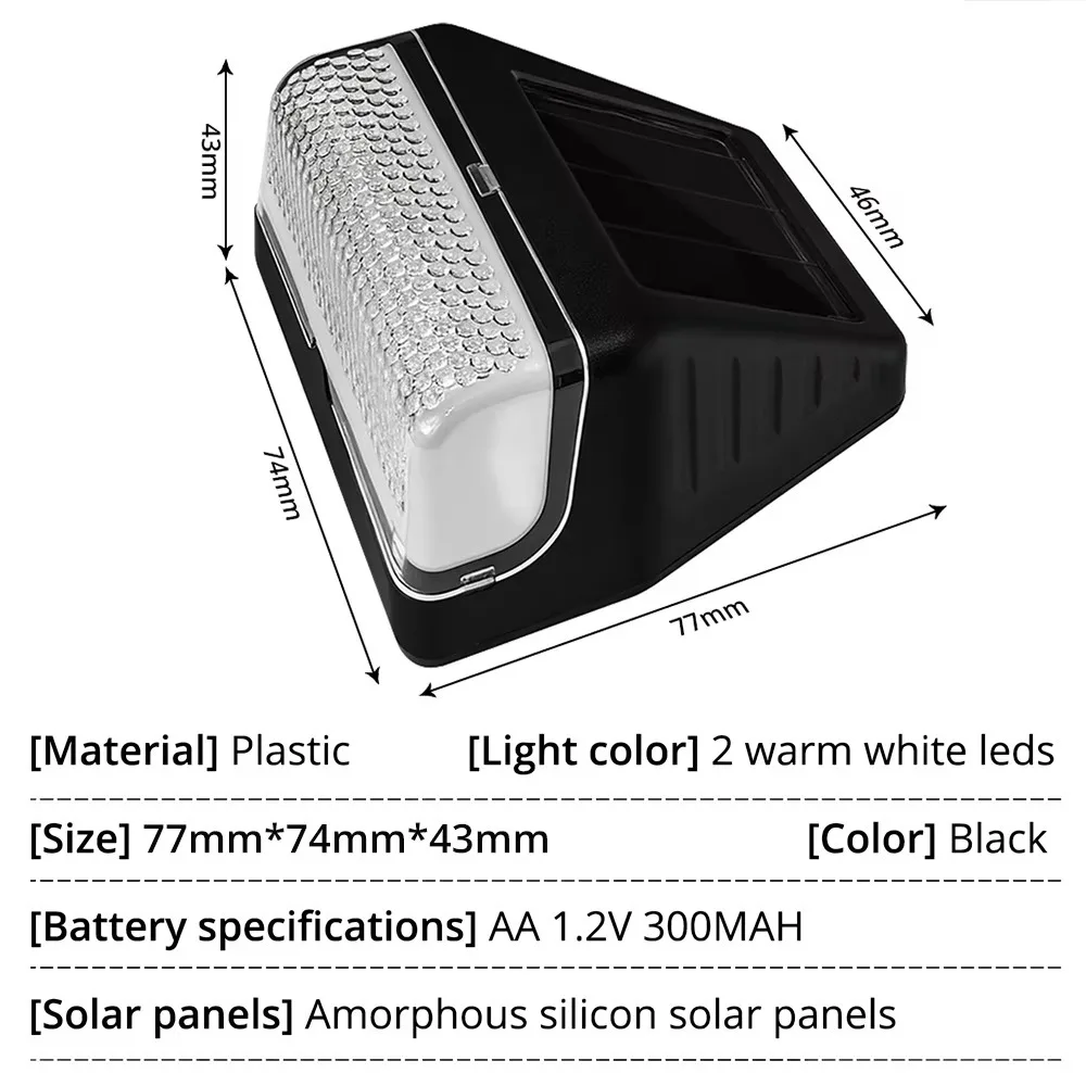 جديد في الهواء الطلق LED ضوء الشمس مقاوم للماء IP65 الجدار ضوء التحوط غير نافذ للمطر إضاءة الحديقة لسياج خطوة درج الحديقة #6