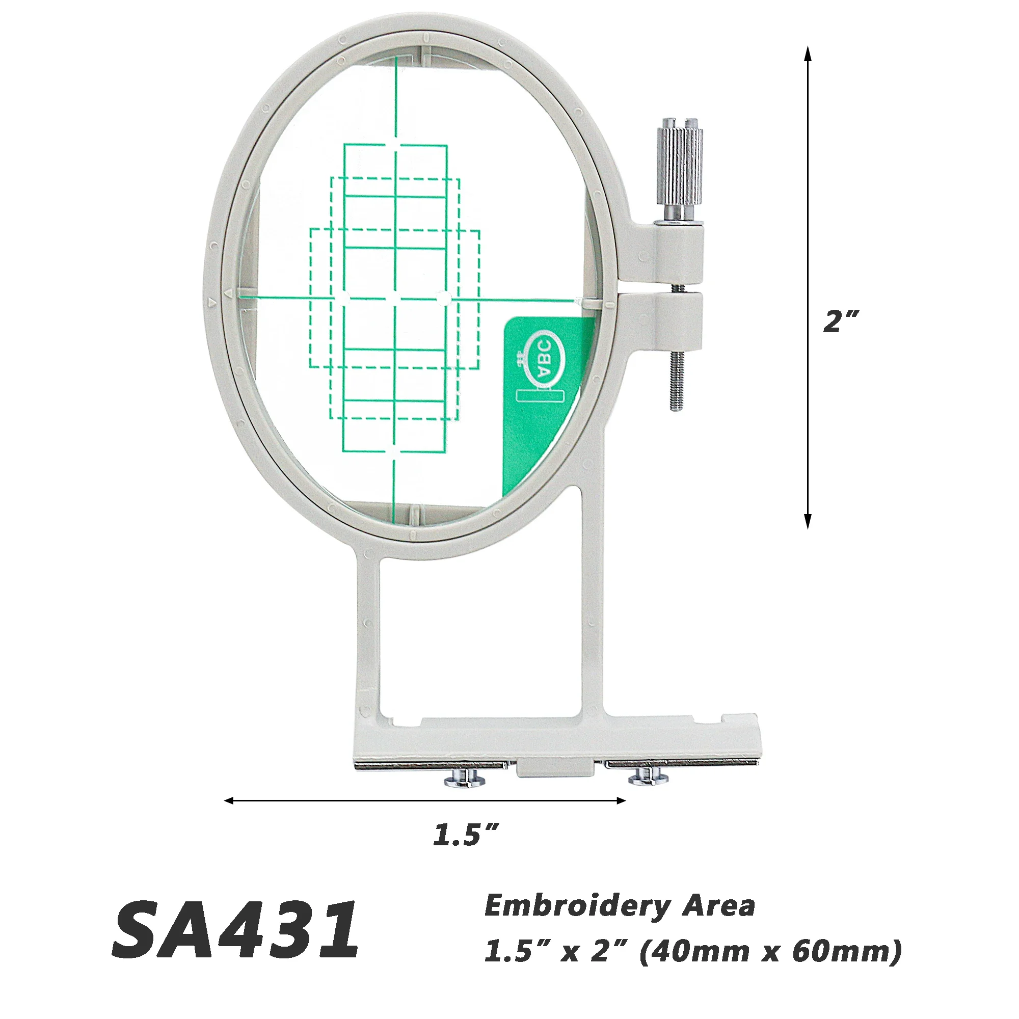 -Sew Tech Embroidery Hoops for Brother SE700 SE600 PE535 PE550D PE545 SE400 PE525 PE540D PE500 M380D Babylock - view 3