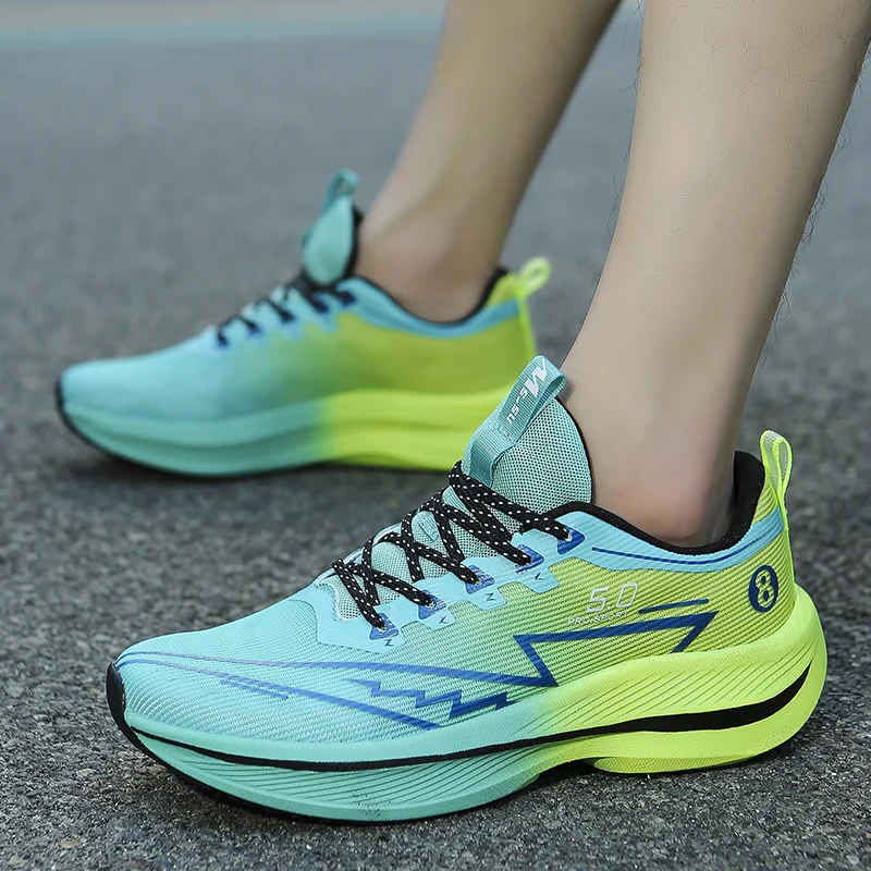 

Men Sports Running Shoes Casual Marathon Lightweight Women's Comfortable Athletic Nonskid Walking Sneakers Outdoors Couple Shoes