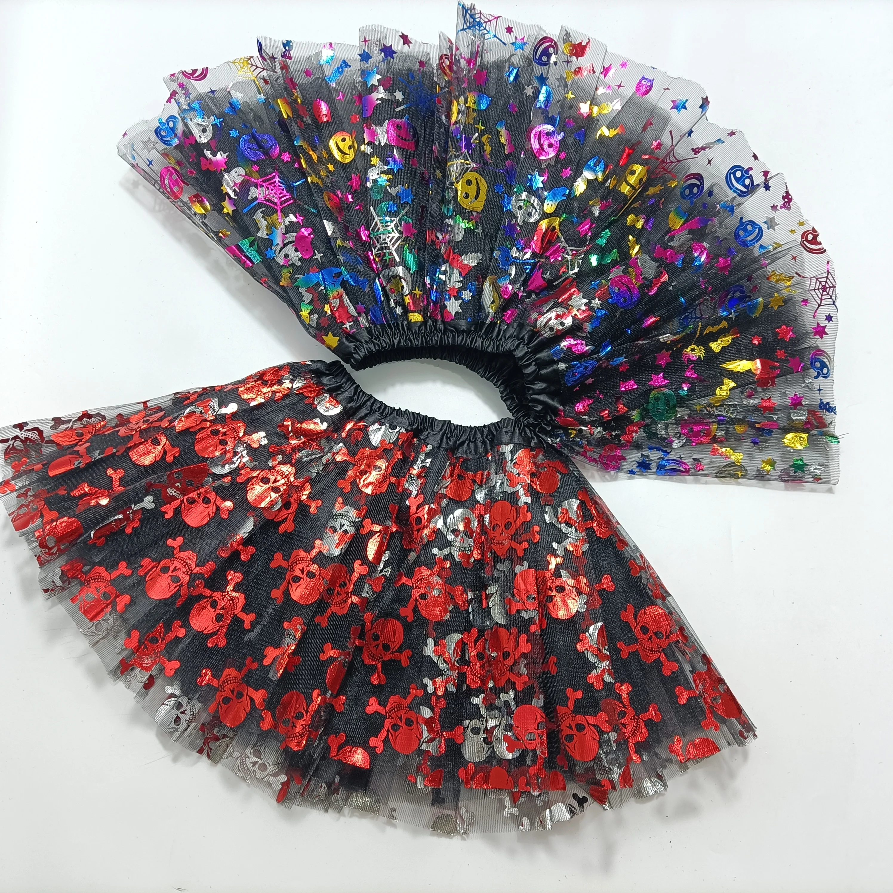 

Children's mesh TUTU skirt, colorful combination for holiday celebrations and dance performances