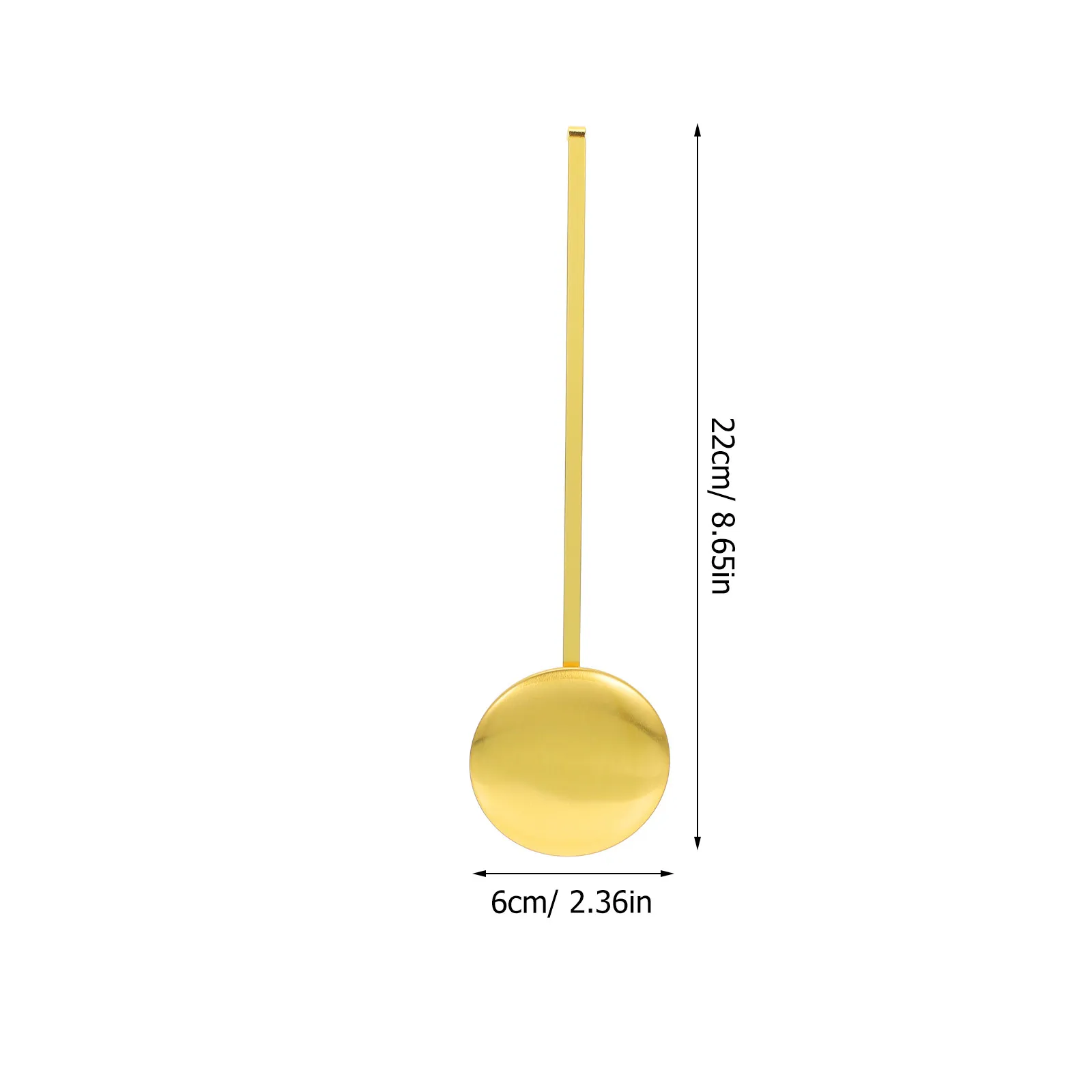 Metal Alloy Replacement Pendulum for Wall Clock – Elegant Swinging Motion, Stable & Accurate Timekeeping