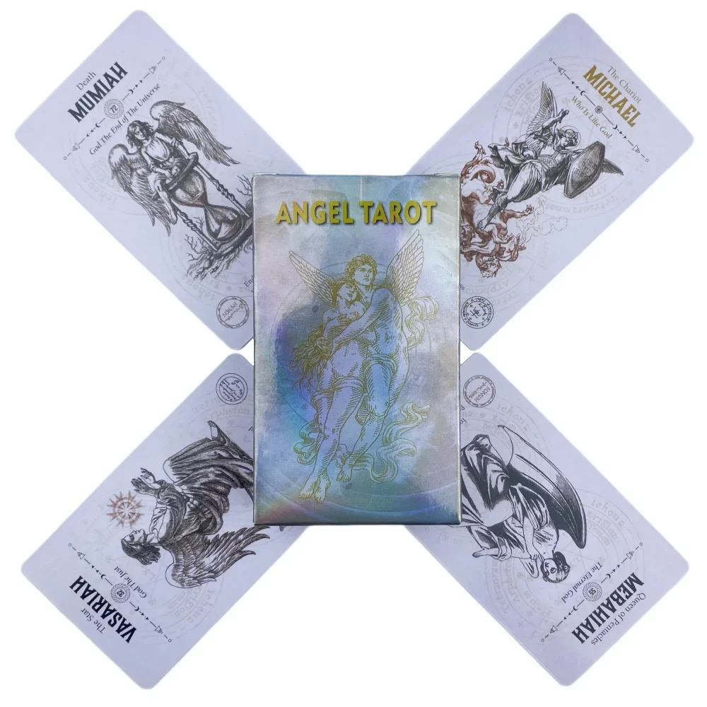 1Pcs Deck Tarot Angel Tarot Cards A 78 Deck Oracle English Visions Divination Edition Borad Playing Cards Games Hot sell